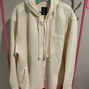 Original Use Cream Waffle Knit Jacket